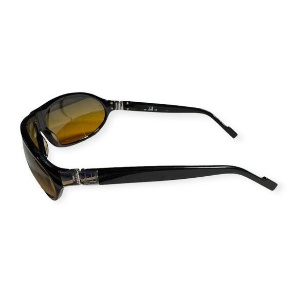 Dunhill Oval Sunglasses Black Frames Brown Lens Designer Italy 70-15-125mm‎
